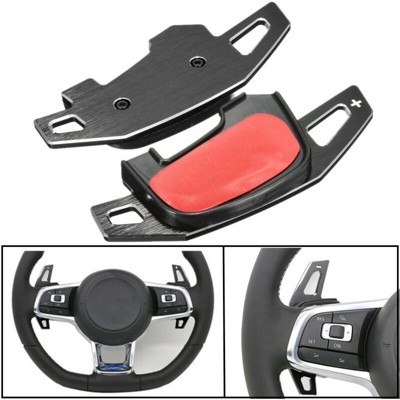 Drillpro - Pale di estensione della velocità del volante da 2 pezzi per VW Golf MK7