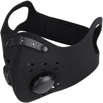 Tomshoo - Maschera da ciclismo,panno nero per immersioni - panno nero per immersioni