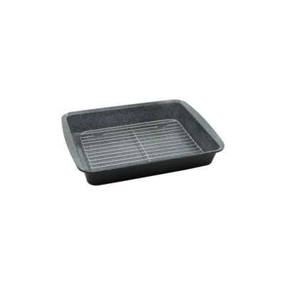 Casa Collection - Rostiera con Griglia 40X30 in Carbon Steel-Acciaio