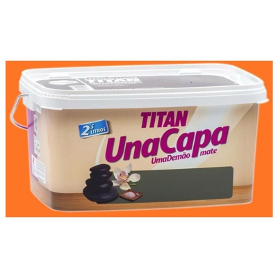Titan Matte Painting Uno Strato | 2.5 L - Arancione - Arancione