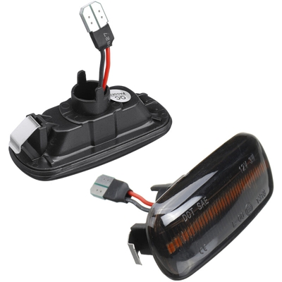 2x LED indicatori di direzione laterali dinamici per Audi A3 S3 8P A4 03-08