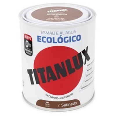 Smalto Satinado Ecologico Acqua Titanlux | 750 mL - 562 verdi Carrozze - 562 verdi Carrozze