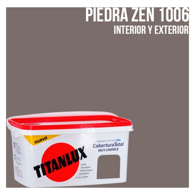 Secchio di vernice a copertura totale da 4 litri | Pietra Zen - Pietra Zen - Titan