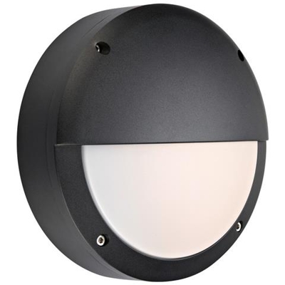 Applique Da Esterno A Led Da Parete Nera Ip44