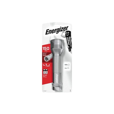Metal LED Torcia (Batterie Incluse), Nero - Energizer