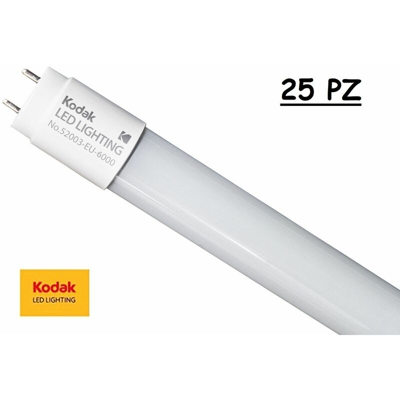 Tubo led 22W 150cm 25Pz 6000K T8 vetro 52003 eu 6000k NDIM - Kodak