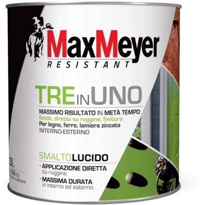 Cromology Italia Spa-c.i. - Smalto 3 in 1 Lucido Verde Sc,0,5 l