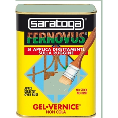 vernice Antiruggine in Gel fernovus, Verde Martellato Saratoga