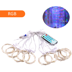 DC 5 V 5 W 300 LED 10 parti barriera fotoelettrica di musica USB powered lampada telecomando 12 luci effetto modello / temporizzazione / precio