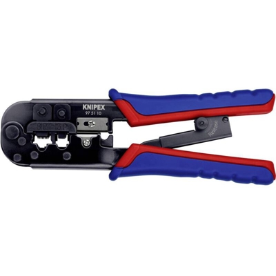 Knipex 97 51 10 Pinza crimpatrice Spina modulare (Western) RJ11, RJ12, RJ45