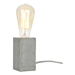 Opjet 011.234 - lampada da tavolo 'CALCESTRUZZO' quadrato cemento grigio - 6x6x11cm en oferta