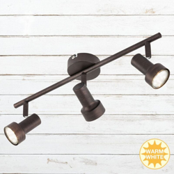 Briloner - ROST BARRA 3LED GU10 3W.250LM RAME ANTICHIZZATO precio