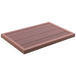 Pedana Per Doccia Solare Marrone 101x63x5,5 Cm In Wpc en oferta