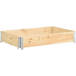 Collare per Pallet 80x120 cm in Legno Massello di Pino - Vidaxl en oferta