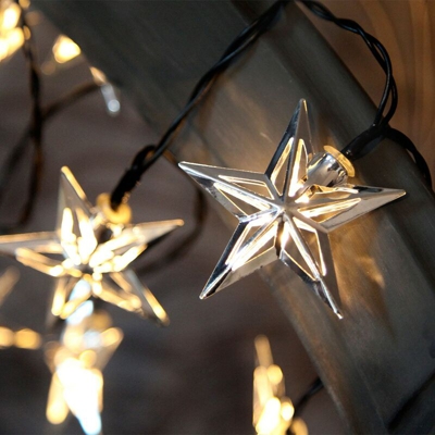 Star - Ghirlanda di stelle a 10 LED