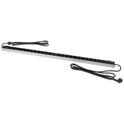 Multipresa Per Rack 19'' Di 24 Prese Con Interruttore E 2 Cavi Elettrici Rackmatic