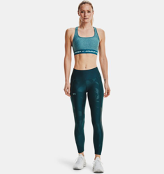 Leggings HeatGear® Armour Emboss Panel Ankle da donna en oferta