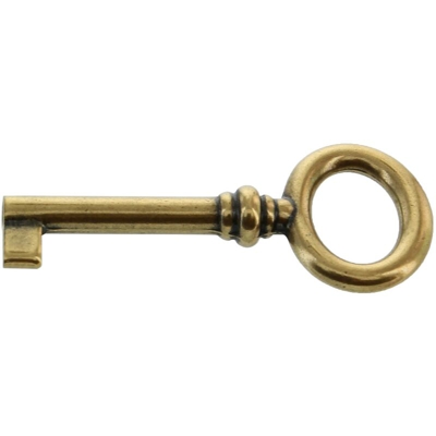 METAL STYLE - CHIAVE ANTICH.ART.33728 MM.29/69 ORO VALENZA - Confezione da 25 PZ