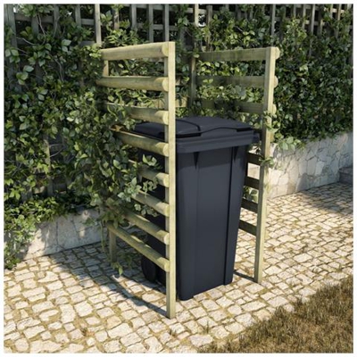 Copribidone Singolo 70x80x150 Cm In Pino Impregnato Verde