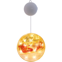 decorativo Sucker luci a LED luci di Natale finestra batteria festoso luci di Natale accende la luce della stringa stelle atmosfera disposizione, la características