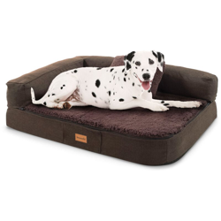 Odin, Lettino per Cani, Materassino per Cani | Lavabile | Ortopedico | Antiscivolo | Traspirante | Memory Foam | Taglia M (100x12x80 cm) - Brunolie en oferta