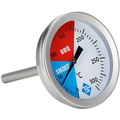 0-300 ?? C Termometro da forno Termometro rotondo in acciaio inossidabile Termometro a puntatore Adatto per barbecue ecc.?TS-BX50
