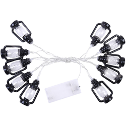 1,5 m 10 luci natalizie decorazioni natalizie 2 batterie AA sempre luminose / bianche calde precio