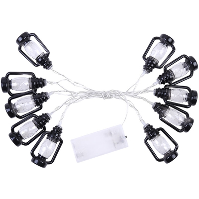 1,5 m 10 luci natalizie decorazioni natalizie 2 batterie AA sempre luminose / bianche calde