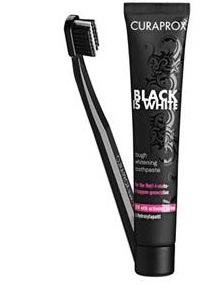 CURAPROX SET WHITE IS BLACK DENTIFRICIO+SPAZZOLINO