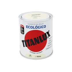 Smalto Ecologico Opaco Mate Acqua Titanlux | 750 mL - 528 Ivory - 528 Ivory precio