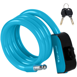West Biking - Cavo PVC bicicletta blocco, blu precio