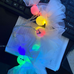 Decorazione a LED Luci di fata di Halloween Luci di fata fantasma illuminate,3 metri 2 luci colorate - 3 metri 2 luci colorate características