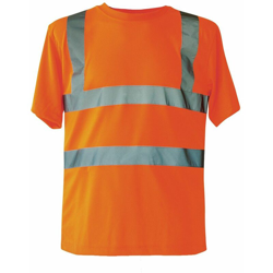 Korntex - Hi-viz T-Shirt - Hi-viz T-Shirt 100%P | M - NEUTRO (SENZA PERSONALIZZAZIONE) - Orange (O) - Orange en oferta