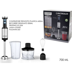 Frullatore Immersione 4In1 700W Inox Dictrolux precio