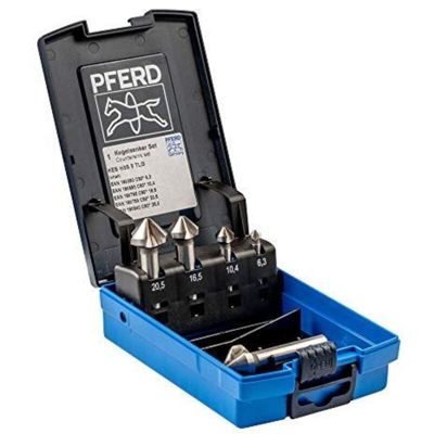 PFERD SET KES HSS DIN 335 C90° 5 25202153 Kit svasatori conici HSS 1 pz.