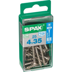 Set Di 25 Viti In Acciaio Inox Svasata Testa Torx Spax, Diam.4 Mm X Mm L.35 precio