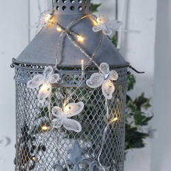 Star - Ghirlanda di farfalle decorative a batterie en oferta