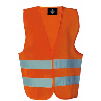 Korntex - Safety Vest For Kids - Safety Vest For Kids 100%P | S - NEUTRO (SENZA PERSONALIZZAZIONE) - Orange (O) - Orange