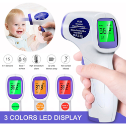 Termometro portatile senza contatto per il corpo umano, display LCD per una seconda lettura precisa, elettronica a infrarossi en oferta