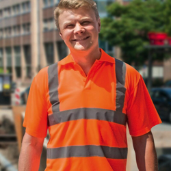 Korntex - Hi-viz Polo Shirt - Hi-viz Polo Shirt 100%P | 4XL - NEUTRO (SENZA PERSONALIZZAZIONE) - Orange (O+) - Orange características