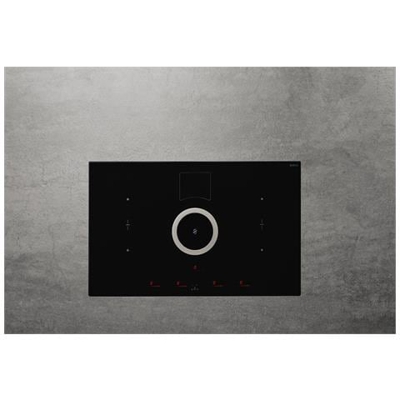 Piano Cottura BL / F / 83 a Induzione 4 Zone Cottura da 83 cm con Cappa Aspirante Colore Nero