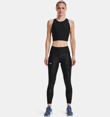 Leggings HeatGear® Armour Emboss Panel Ankle da donna