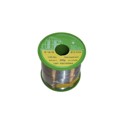 Stagno a filo di sez. 0,70mm senza piombo bobina da 500g