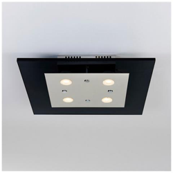 Moderna Plafoniera A Led A Filo Cromo, Nero, Bianco Caldo 3000k 1800lm en oferta
