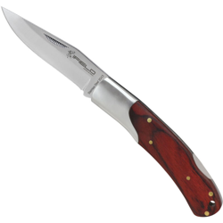 Razor iFIELD Camper, con mango Stamina rosso, lama 7,8 cm in acciaio inox 3Cr13, lunghezza totale 17,5 cm, scatola nera di presentazione características