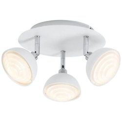 Plafoniera A Filo A 3 Luci Cromo, Bianco, G9 en oferta