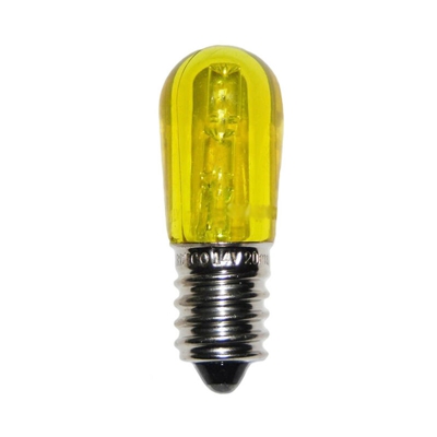 Lampadina luminaria LED 3LED attacco E14 12V Gialla 4500932 - Wimex