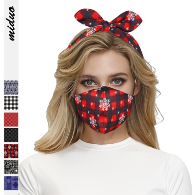 La maschera per capelli da donna a pois puo essere lavata quotidianamente, senza macchie,rosso BXHV1 - rosso BXHV1