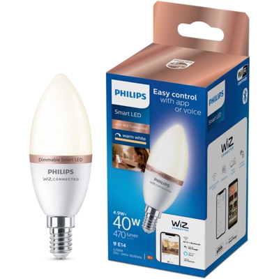 Signify Italy S.p.a. - Lampadina LED Wiz WI-FI 40W DIMMABLE E14