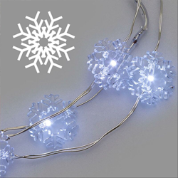 Lotti Importex - Collana brilly xmas 10 decorazioni microled bracciale a batteria colorate (luce fredda) precio